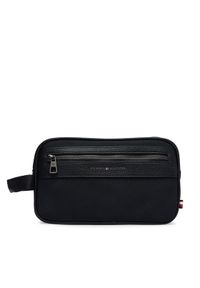 TOMMY HILFIGER - Tommy Hilfiger Kosmetyczka Th Repreve Washbag AM0AM14514 Czarny. Kolor: czarny. Materiał: materiał #1
