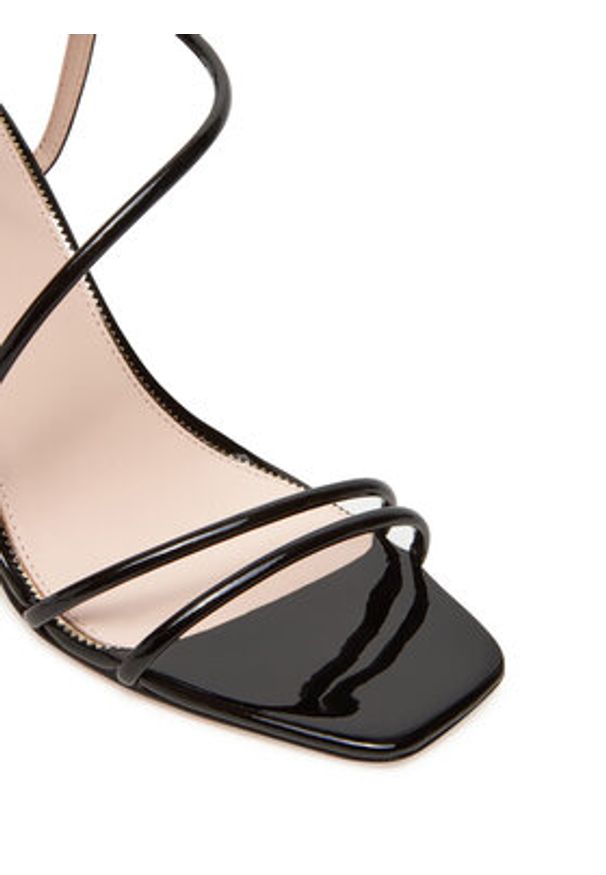Marciano Guess Sandały 5YGZ35 7231A Czarny. Kolor: czarny. Materiał: lakier, skóra