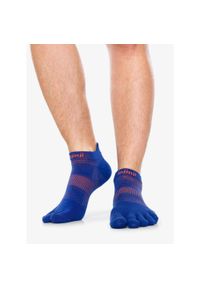 Skarpety biegowe Injinji Run Lightweight No-Show. Kolor: niebieski