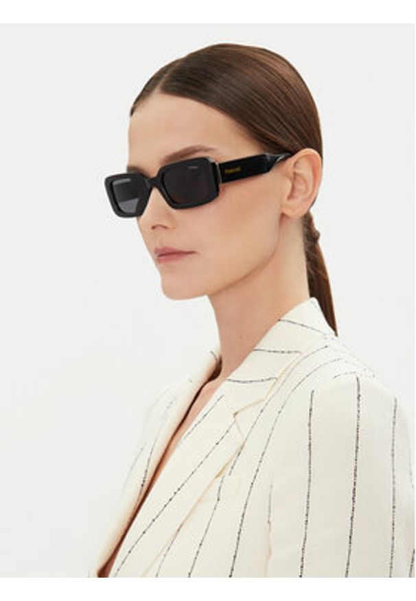 POLAROID - Polaroid Okulary przeciwsłoneczne PLD 6208/S/X Czarny. Kolor: czarny. Materiał: syntetyk