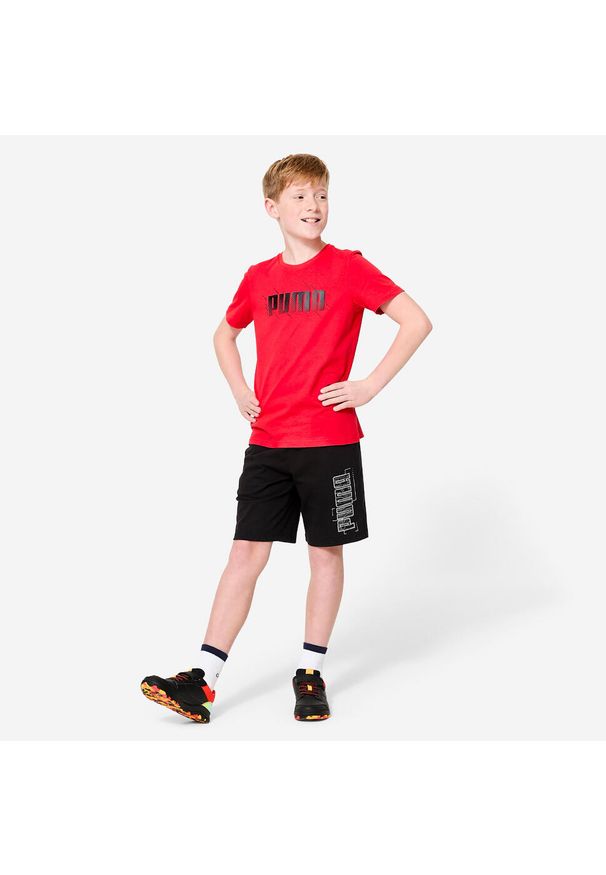 Spodenki dziecięce Puma. Okazja: na uczelnię, na co dzień. Materiał: bawełna. Styl: casual, sportowy. Sport: joga i pilates