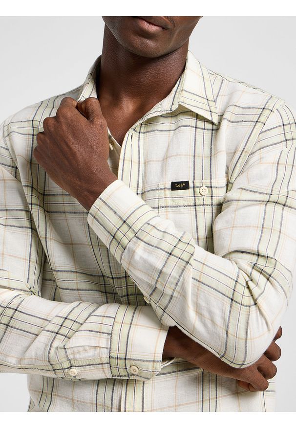 Lee - LEE MĘSKA KOSZULA LEE LEESURE SHIRT SAGE 112363903