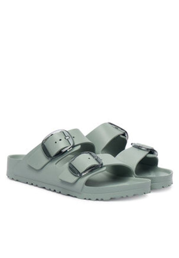 Birkenstock Klapki Arizona Stealth Buckle 1031301 Zielony. Kolor: zielony. Materiał: syntetyk