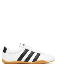 Adidas - adidas Sneakersy Grand Court Lo JQ9688 Biały. Kolor: biały. Materiał: skóra
