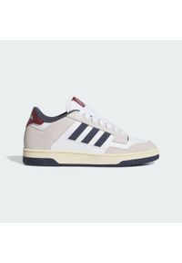 Adidas - Buty Rapid Court Low. Wysokość cholewki: przed kostkę. Kolor: czerwony, niebieski, wielokolorowy, biały. Sport: turystyka piesza