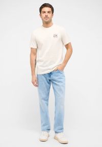 Mustang - Męskie Spodnie Jeansowe MUSTANG Denver Straight Denim Blue 1016340 5000 682