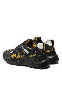 Versace Jeans Couture Sneakersy 77YA3SC7 ZS879 Czarny. Kolor: czarny. Materiał: materiał