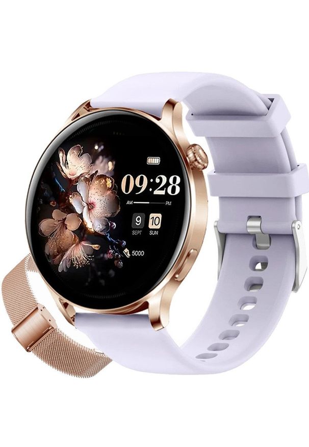 Zegarek Damski SMARTWATCH Rubicon RNCE81 rozmowy fiolet/roseold. Rodzaj zegarka: smartwatch