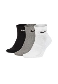 Nike - Lekkie Skarpety Do Kostki Unisex Dla Dorosłych (zestaw 3 Sztuk). Kolor: wielokolorowy, szary, brązowy