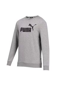 Puma - Męska Bluza Z Dużym Logo ESS. Kolor: szary