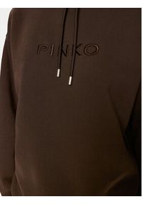 Pinko Bluza Skype 101685 A21P Brązowy Relaxed Fit. Kolor: brązowy. Materiał: bawełna #2