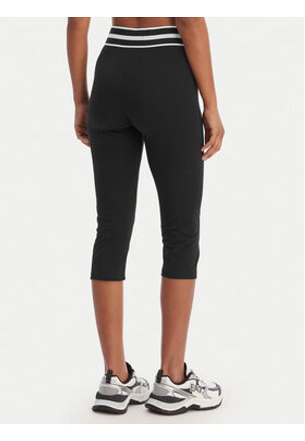 Emporio Armani Underwear Legginsy EW003673 AF19023 UC001 Czarny Slim Fit. Kolor: czarny. Materiał: bawełna