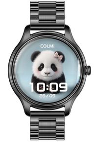 Smartwatch Colmi L28 Czarny (L28 Black steel). Rodzaj zegarka: smartwatch. Kolor: czarny #1