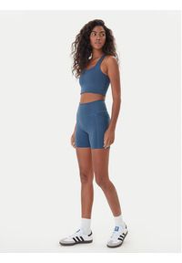 GIRLFRIEND COLLECTIVE - Girlfriend Collective Szorty sportowe Pocket Run 4037 Granatowy Slim Fit. Kolor: niebieski. Materiał: syntetyk. Sport: bieganie