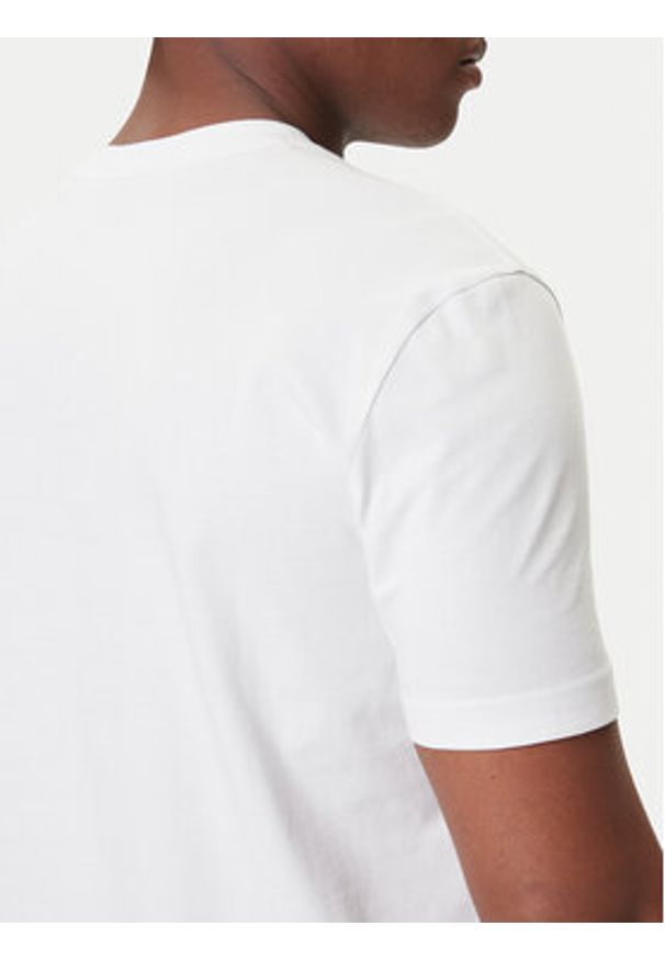 BOSS T-Shirt Te_Wheel 50546381 Biały Regular Fit. Kolor: biały. Materiał: bawełna