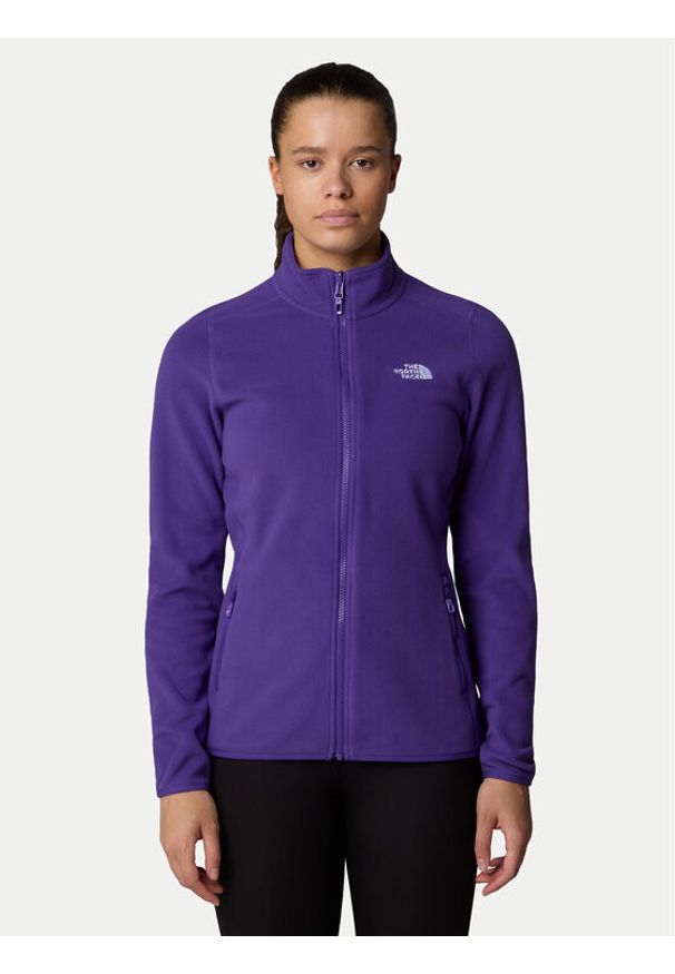 The North Face Polar Glacier NF0A855O Fioletowy Regular Fit. Kolor: fioletowy. Materiał: syntetyk