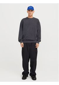 Jack & Jones - Jack&Jones Bluza Charge 12268273 Szary Loose Fit. Kolor: szary. Materiał: bawełna #6