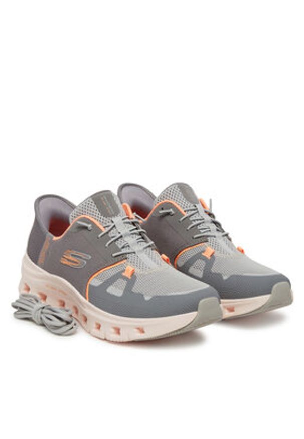 skechers - Skechers Sneakersy Glide-Step Pro- 150420/GYOR Szary. Kolor: szary. Materiał: materiał