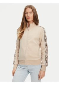 Guess Bluza V2YQ16 KB3P2 Beżowy Regular Fit. Kolor: beżowy. Materiał: bawełna