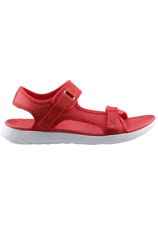 4f - Sandały 4F W H4L20 SAD001 62S czerwone. Nosek buta: otwarty. Zapięcie: rzepy. Kolor: czerwony. Materiał: materiał, poliester, syntetyk. Sezon: lato