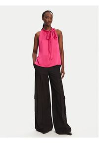 Hugo - HUGO Bluzka Celuni-1 50540259 Różowy Regular Fit. Kolor: różowy. Materiał: syntetyk #2