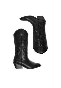 Jenny - JENNY Kowbojki CEO-R25AW01598 Czarny. Kolor: czarny. Materiał: materiał #8