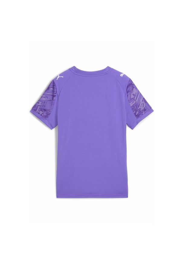 Puma - Młodzieżowa koszulka bramkarska Olympique Marsylia 25/26 PUMA. Kolor: biały, fioletowy, wielokolorowy. Materiał: tkanina