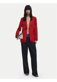 Desigual Marynarka Flockarty 25WWEW19 Czerwony Regular Fit. Kolor: czerwony. Materiał: syntetyk #5
