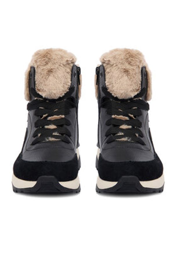 Rieker Trzewiki CEO-W2571-00 Czarny. Kolor: czarny. Materiał: syntetyk, skóra