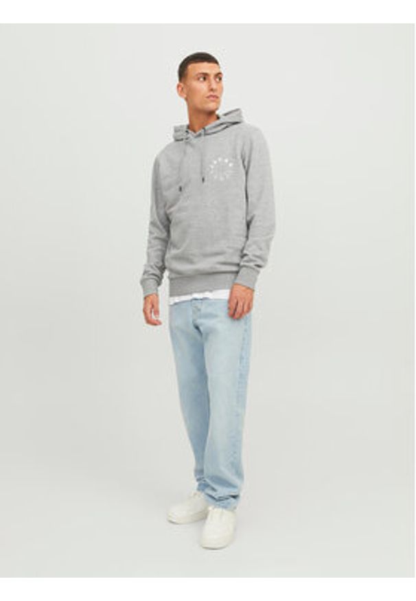 Jack & Jones - Jack&Jones Bluza Warrior 12242543 Szary Regular Fit. Kolor: szary. Materiał: bawełna, syntetyk