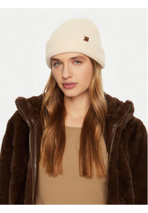 Billabong Czapka Alta Rib EBJHA00115 Écru. Kolor: kremowy. Materiał: materiał