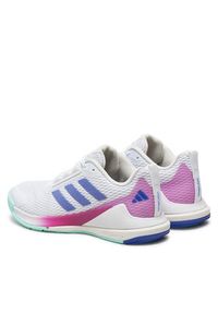 Adidas - adidas Buty halowe Novaflight 2 ID8554 Biały. Kolor: biały. Materiał: mesh, materiał