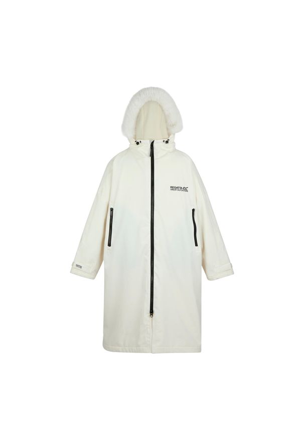 Regatta - Wodoodporny Szlafrok Dla Kobiet. Kolor: biały. Sport: turystyka piesza