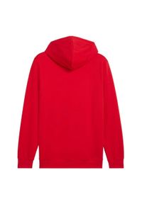 Puma - Męska Bluza Z Kapturem Essentials No 1 Logo. Typ kołnierza: kaptur. Kolor: czerwony