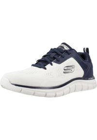 skechers - Buty Mężczyzna Skechers Track biały. Kolor: beżowy