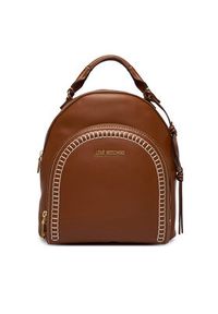Love Moschino - LOVE MOSCHINO Plecak JC4094PP1OLI0200 Brązowy. Kolor: brązowy. Materiał: skóra #6