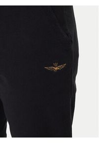 Aeronautica Militare Dres 252TF0102UF00662 Czarny Regular Fit. Kolor: czarny. Materiał: bawełna #4