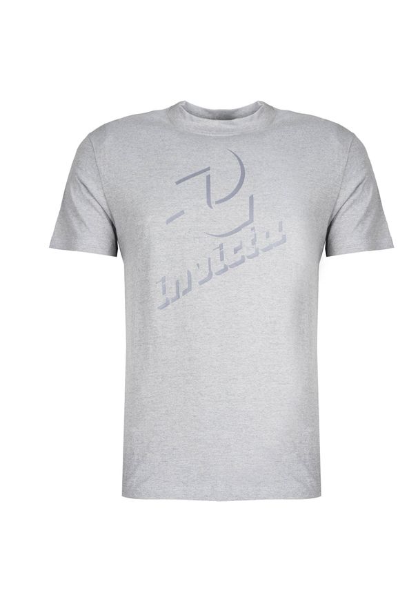Invicta T-shirt | 4451241 / U | Mężczyzna | Szary. Okazja: na co dzień. Kolor: szary. Materiał: poliester, bawełna. Wzór: nadruk. Styl: casual
