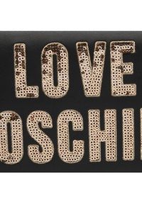 Love Moschino - LOVE MOSCHINO Torebka JC4293PP0IKK100A Czarny. Kolor: czarny. Materiał: skórzane