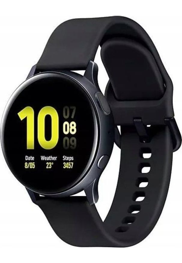 SAMSUNG - Smartwatch Samsung Galaxy Watch Active 2 44mm Aluminium Czarny (SM-R820NZKATO). Rodzaj zegarka: smartwatch. Kolor: czarny
