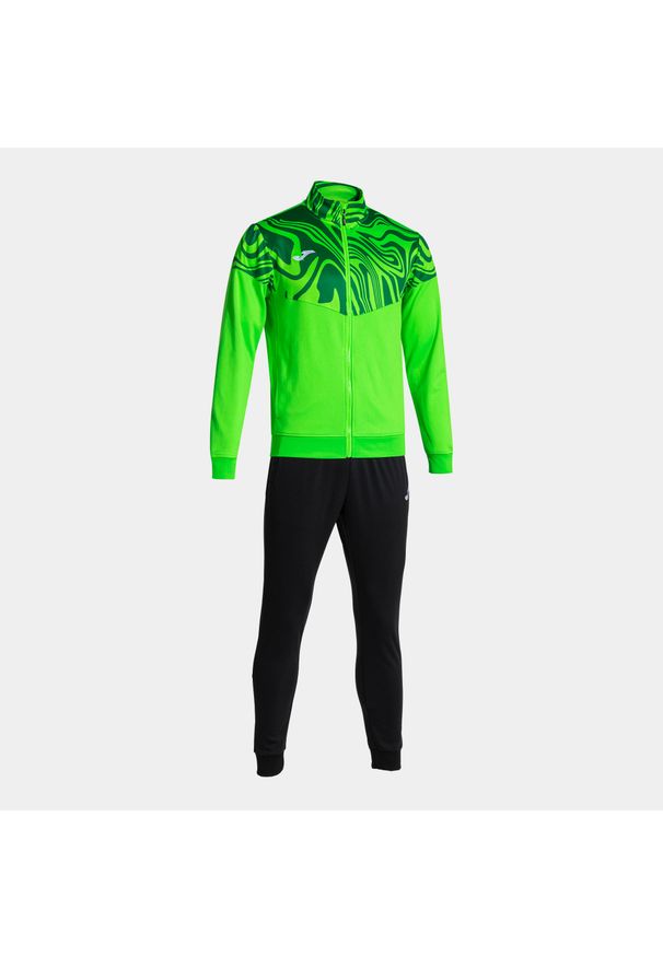 Dres Joma Lion II. Kolor: czarny, niebieski, wielokolorowy. Materiał: dresówka. Sport: piłka nożna