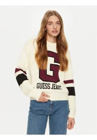 Guess Sweter W4BR11 Z3HN2 Czerwony Regular Fit. Kolor: czerwony. Materiał: syntetyk #1