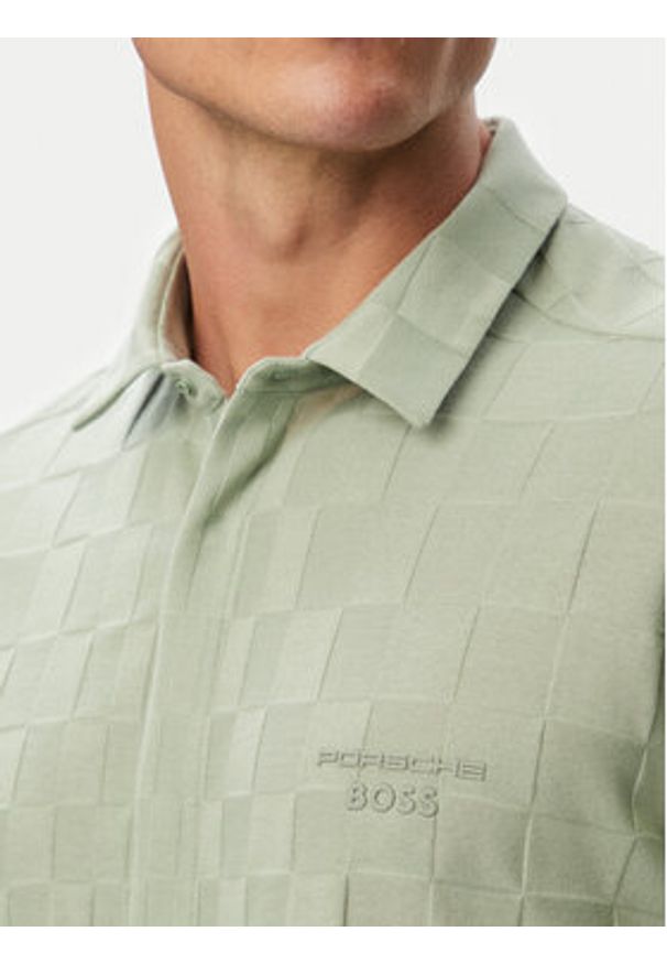 BOSS Koszula Spirit70Jacq S 50560415 Zielony Regular Fit. Kolor: zielony. Materiał: bawełna