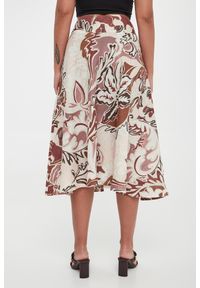 Marella Sport - Spódnica lniana ze wzorem MLSOSPITE MARELLA SPORT. Materiał: len. Styl: sportowy #3
