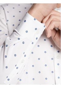 Calvin Klein Koszula Abstract Flower Print K10K110932 Biały Slim Fit. Kolor: biały. Materiał: bawełna. Wzór: nadruk #3