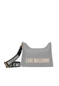 Love Moschino - LOVE MOSCHINO Wymienny pasek do torebki JC6404PP1LLV100A Czarny. Kolor: czarny. Materiał: skóra