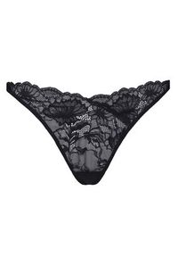 Hunkemöller Stringi Stormi 301619 Czarny. Kolor: czarny. Materiał: syntetyk