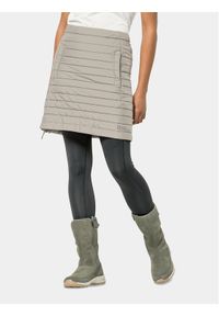 Jack Wolfskin Spódnica mini Iceguard Skirt 1503093 Szary Slim Fit. Kolor: szary. Materiał: syntetyk #1