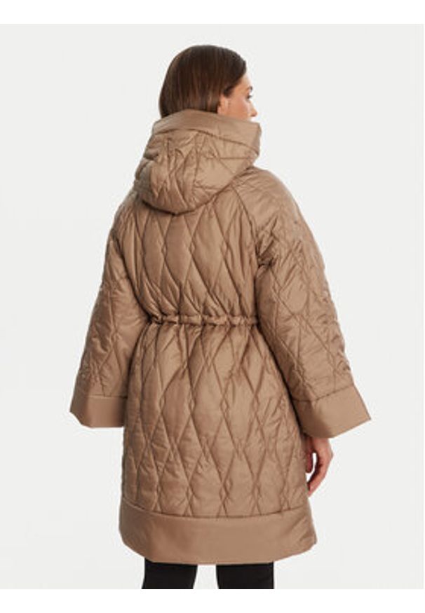 Barbour Parka LQU1846BE31 Beżowy Regular Fit. Kolor: beżowy. Materiał: syntetyk