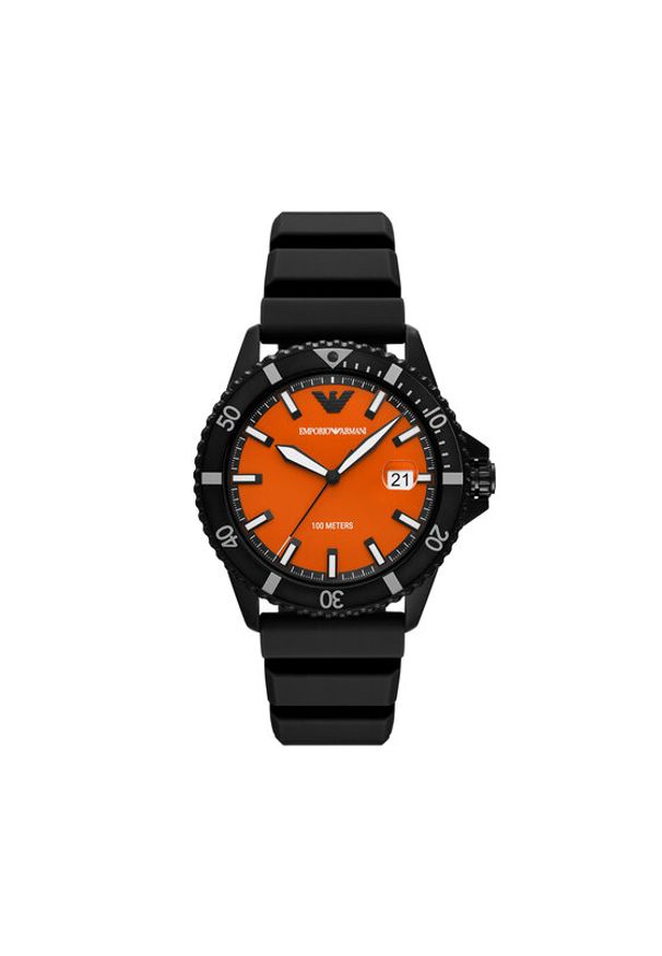 Emporio Armani Zegarek World Explorer AR11684 Czarny. Kolor: czarny. Materiał: syntetyk